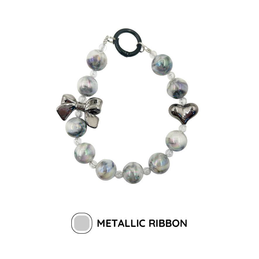 大理石風ノールチェーンストラップ / marble-effect knoll chain strap