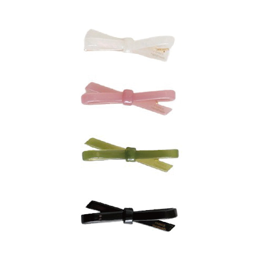 クロスリボン ヘアクリップ / cross ribbon hair clip