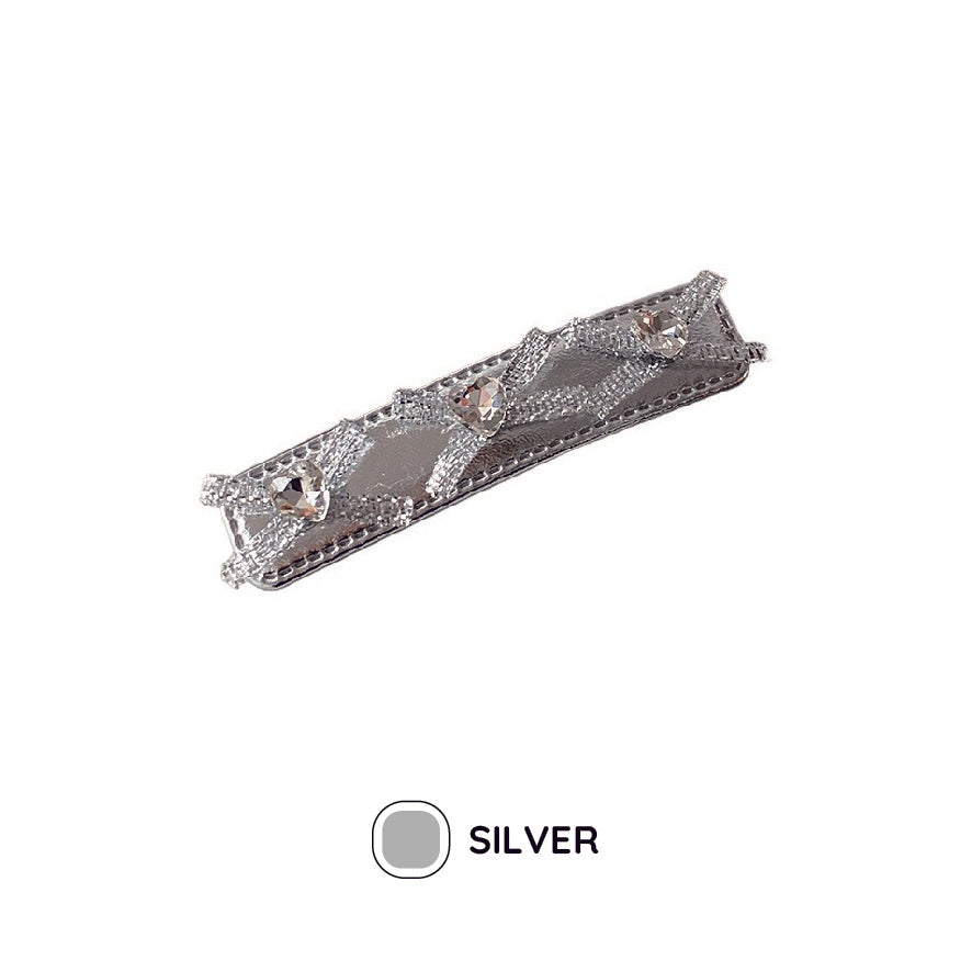 シルバー リボン クリップ / silver ribbon clip