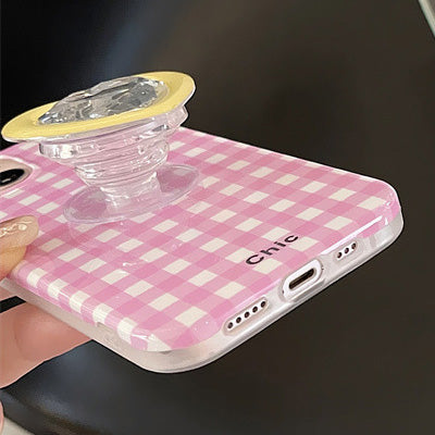 粘着式スマホグリップ heart