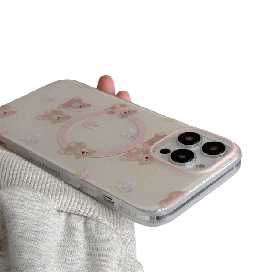 マグネット式 スマホケース&グリップ bear