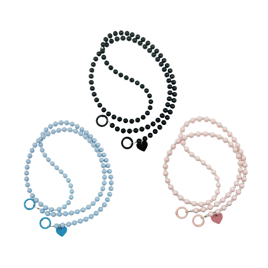 キャンディーカラービーズ ショルダー ストラップ / candy color beaded shoulder strap