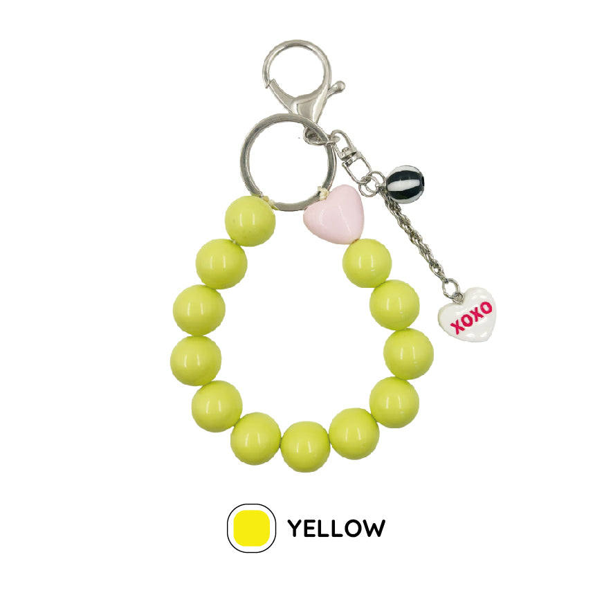 キャンディー カラー ビーズ ストラップ / candy color beaded strap
