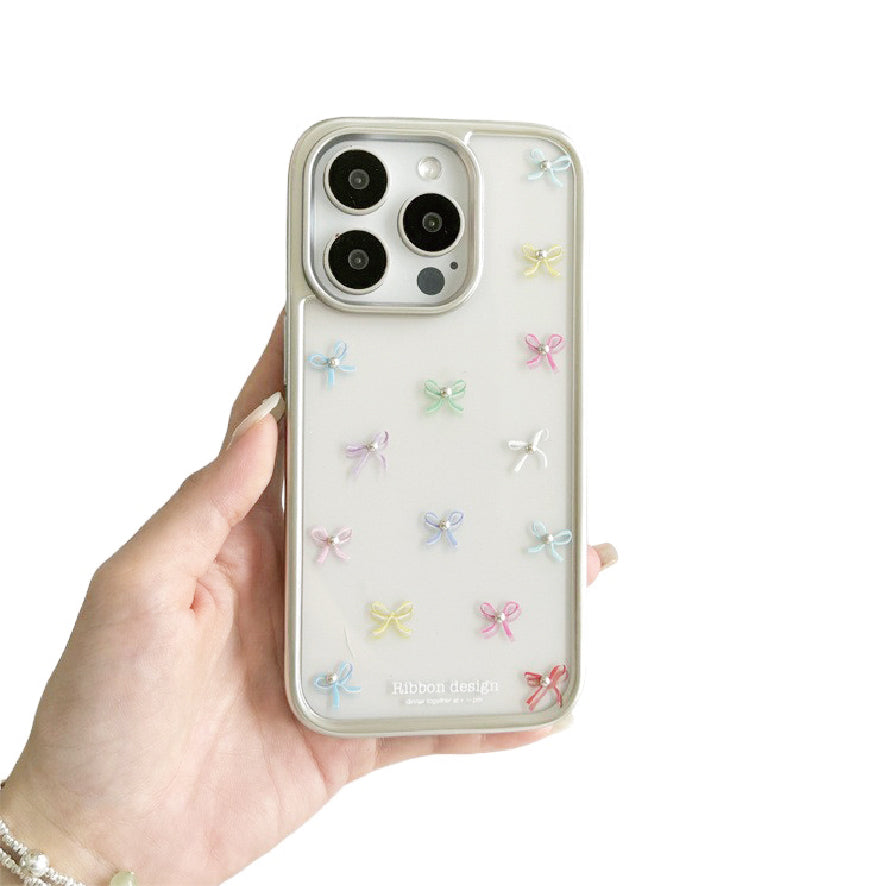 スマホケース colorful ribbon