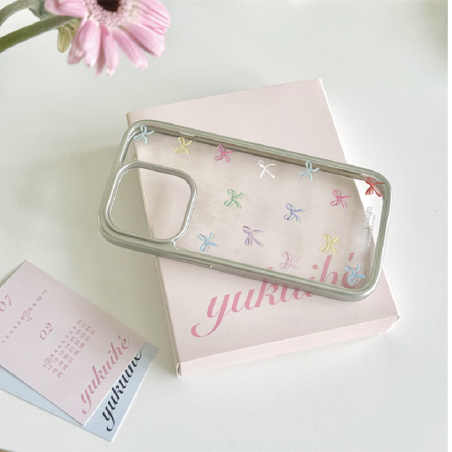 スマホケース colorful ribbon