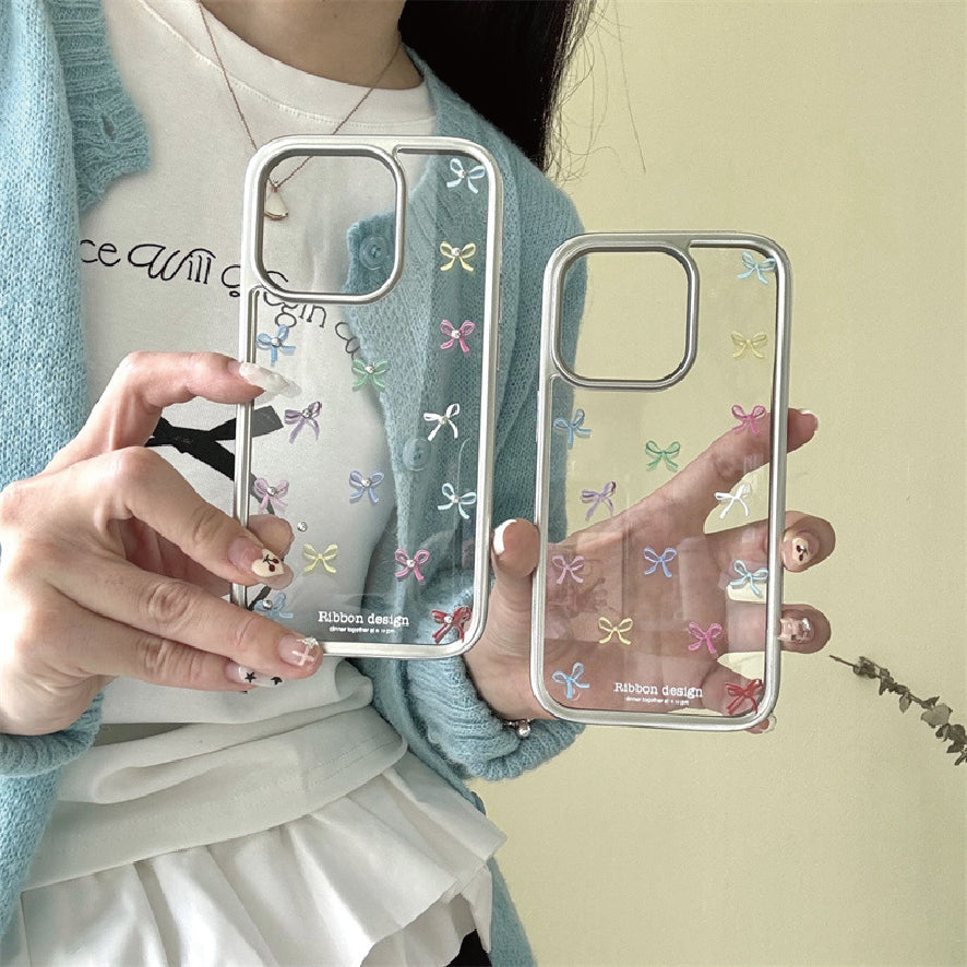 スマホケース colorful ribbon