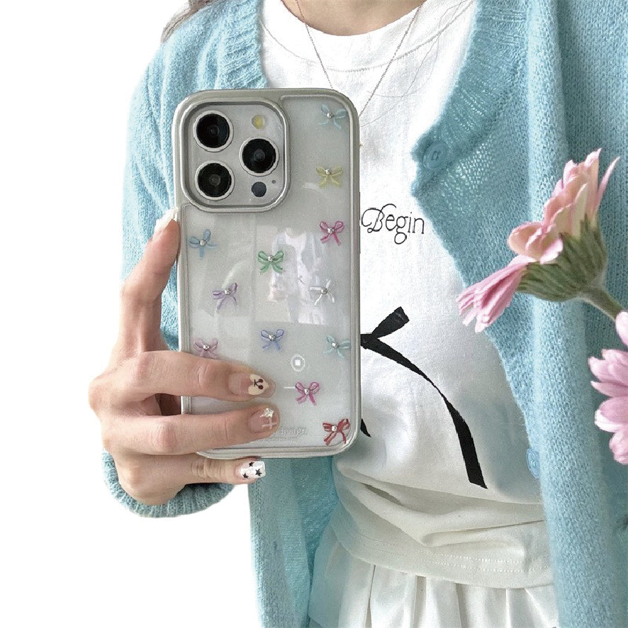 スマホケース colorful ribbon