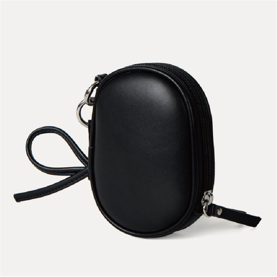 パールチェーンリボンミニポシェット/Pearl chain ribbon mini pochette