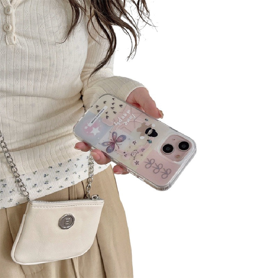 マグネット式 スマホケース&グリップ ribbon