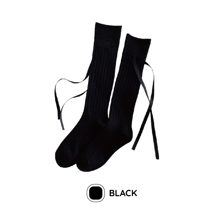 リボンハイソックス / ribbon high socks