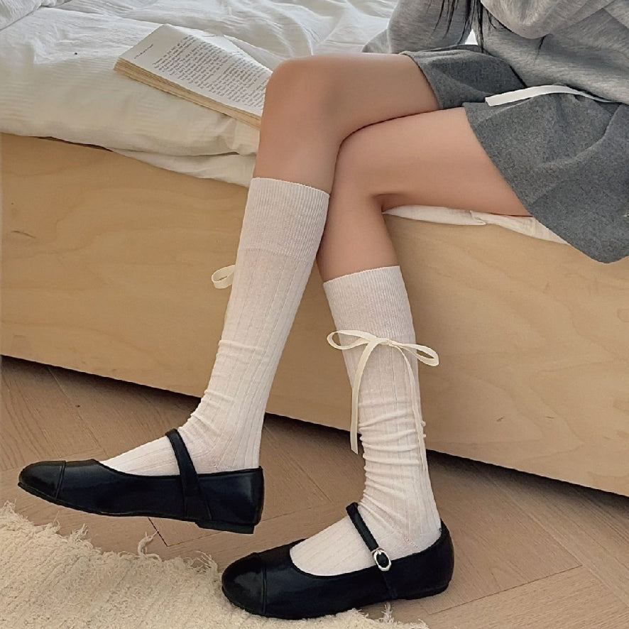 リボンハイソックス / ribbon high socks
