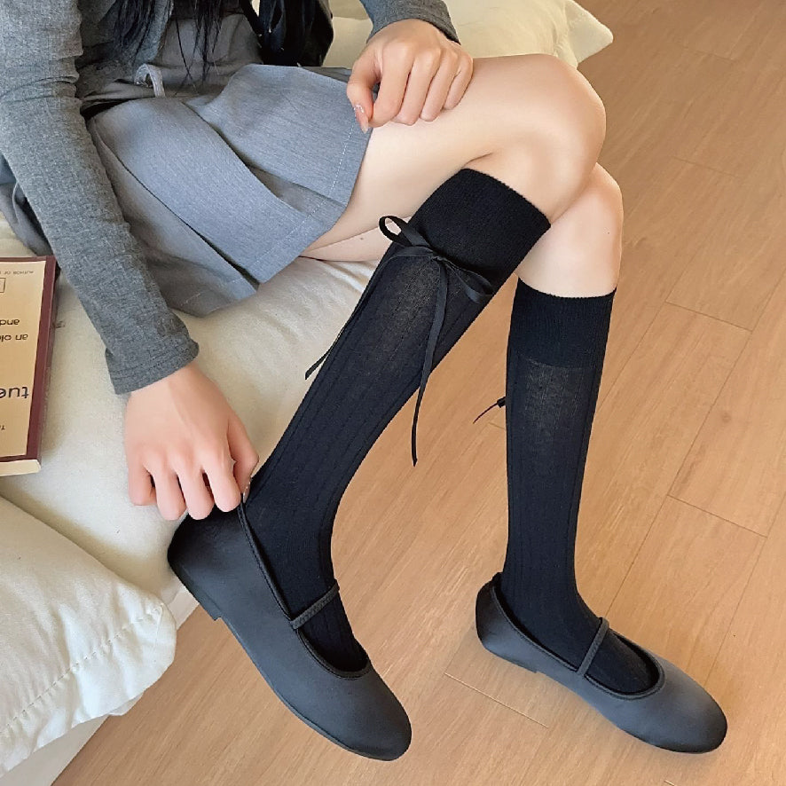 リボンハイソックス / ribbon high socks