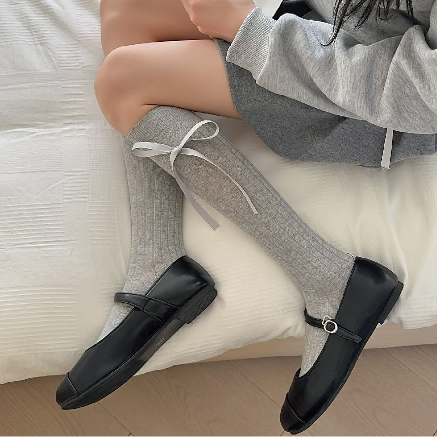 リボンハイソックス / ribbon high socks
