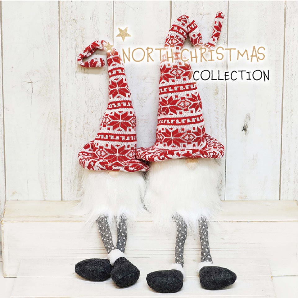【 North Christmas Collection 】 ノースクリスマス ノルディックハットトムテ マスコット