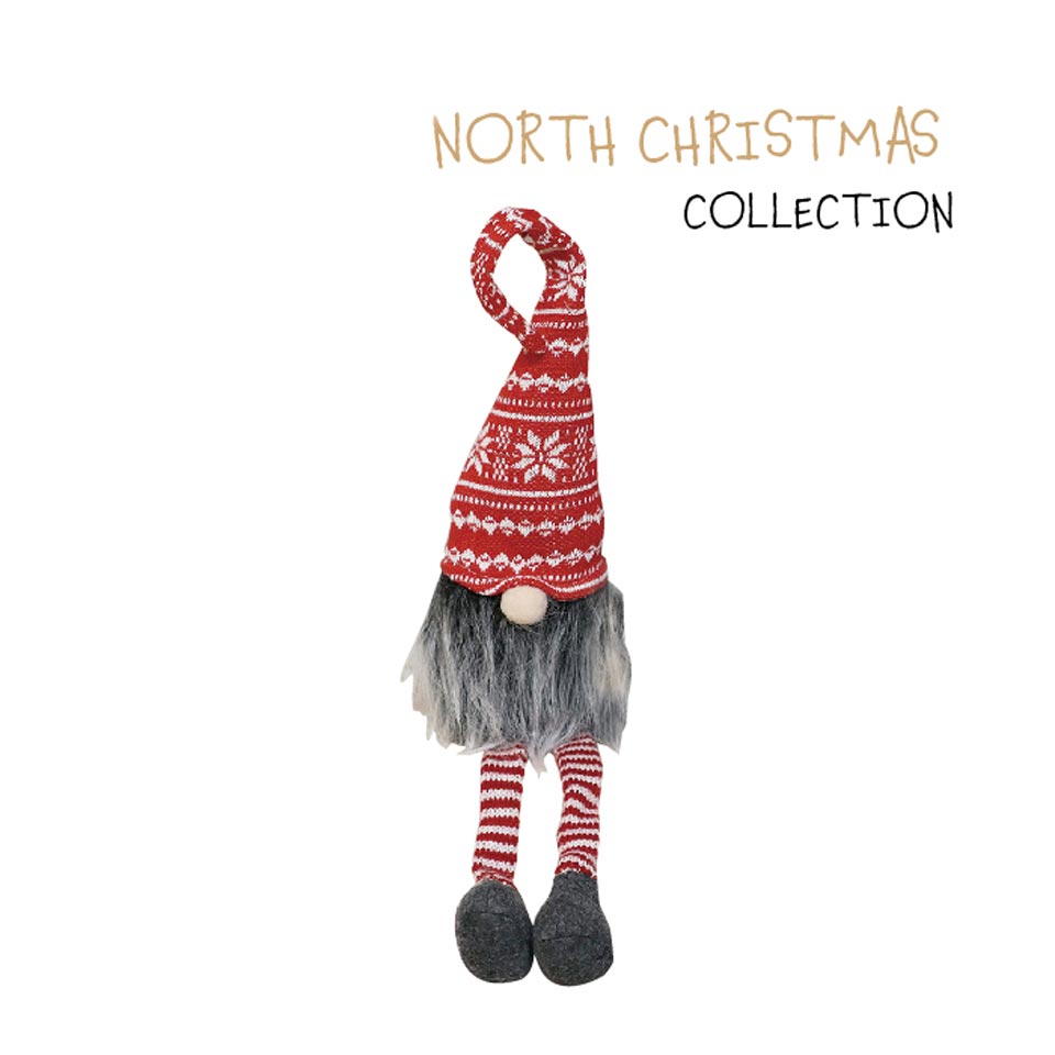 【 North Christmas Collection 】 ノースクリスマス ノルディックキャップサンタ マスコット