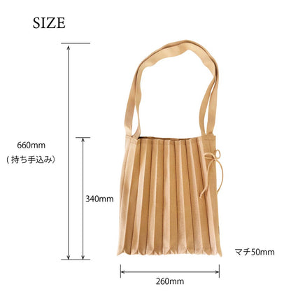 【全18色】PLEATS BAG (プリーツバッグ）