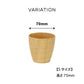【木製食器】 ラバーウッド タンブラー S/Lサイズ