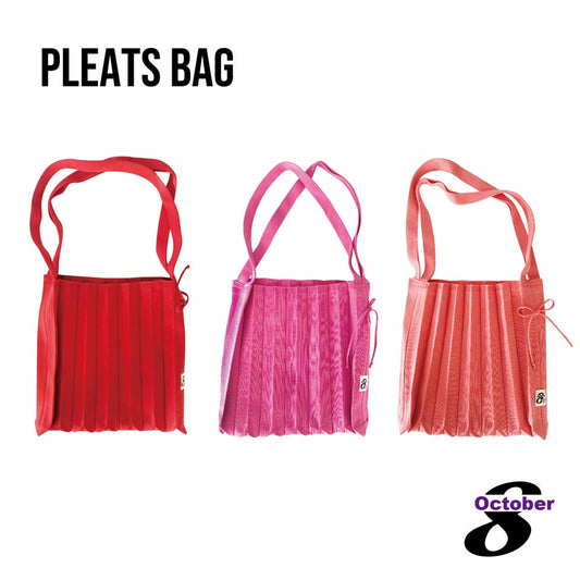 【全18色】PLEATS BAG (プリーツバッグ）