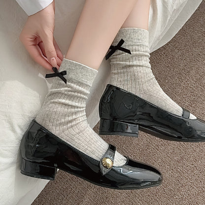 バックリボンソックス / back ribbon socks