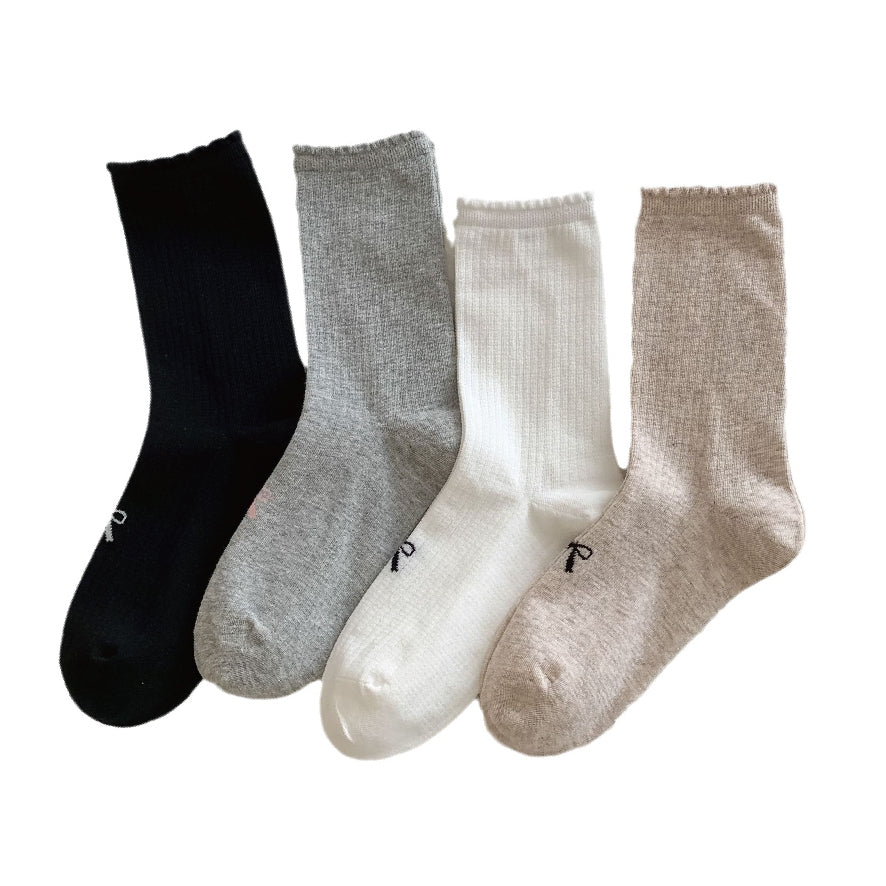 アッパーリボンソックス / upper ribbon socks