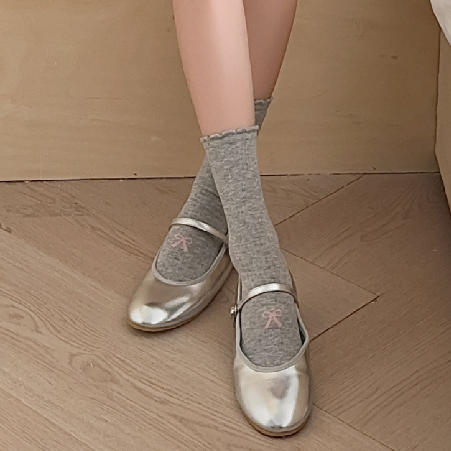 アッパーリボンソックス / upper ribbon socks