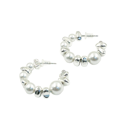 パール ルーフピアス / pearl roof earrings