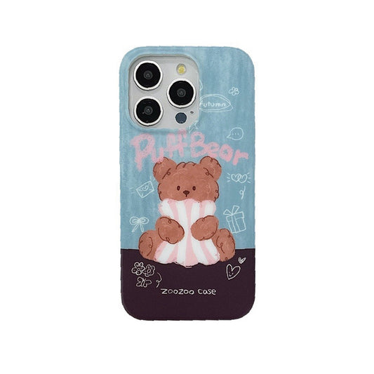 スマホケース puff bear