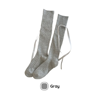 リボンハイソックス / ribbon high socks