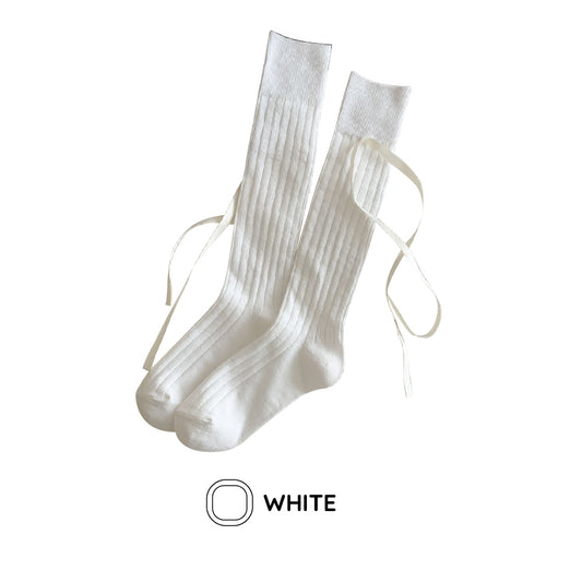 リボンハイソックス / ribbon high socks