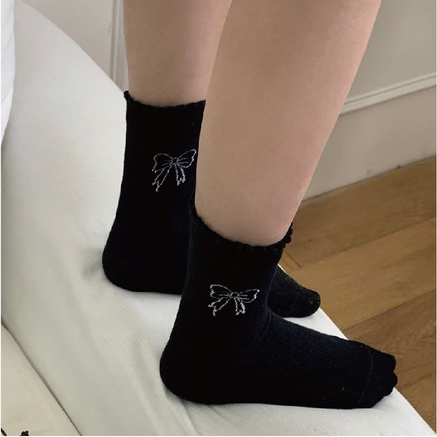 リボン メッシュ ソックス / ribbon mesh socks