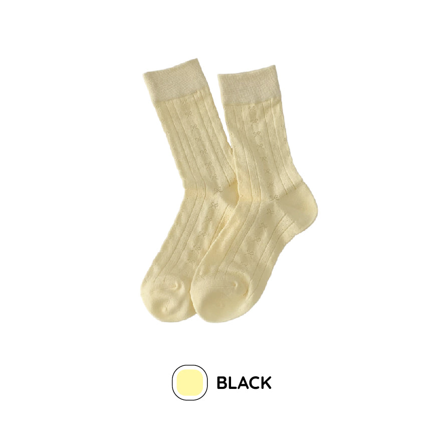 リボンシースルーソックス / ribbon see-though socks