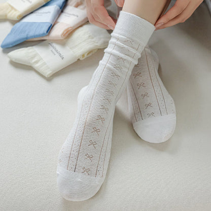 リボンシースルーソックス / ribbon see-though socks