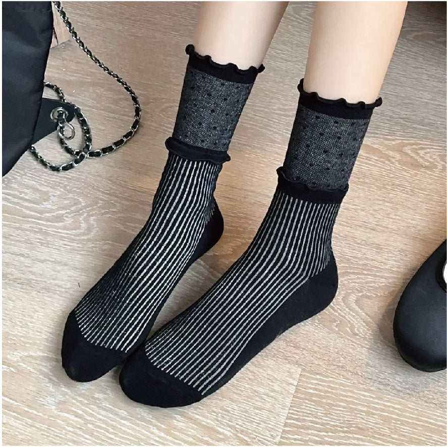 ダブル フリル ソックス / w frill socks